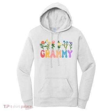 Cute Retro Floral Grammy Women's Hoodie