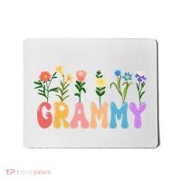 Cute Retro Floral Grammy Mousepad thumb 0