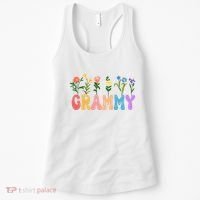 Cute Retro Floral Grammy Women's Tank Top thumb 0