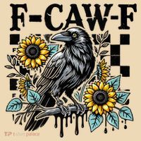 Crow Raven F-CAW-F Funny Halloween Tote Bag thumb 4