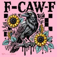 Crow Raven F-CAW-F Funny Halloween Coaster thumb 2
