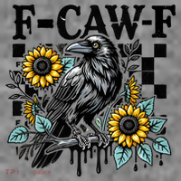 Crow Raven F-CAW-F Funny Halloween Toddler Hoodie thumb 2
