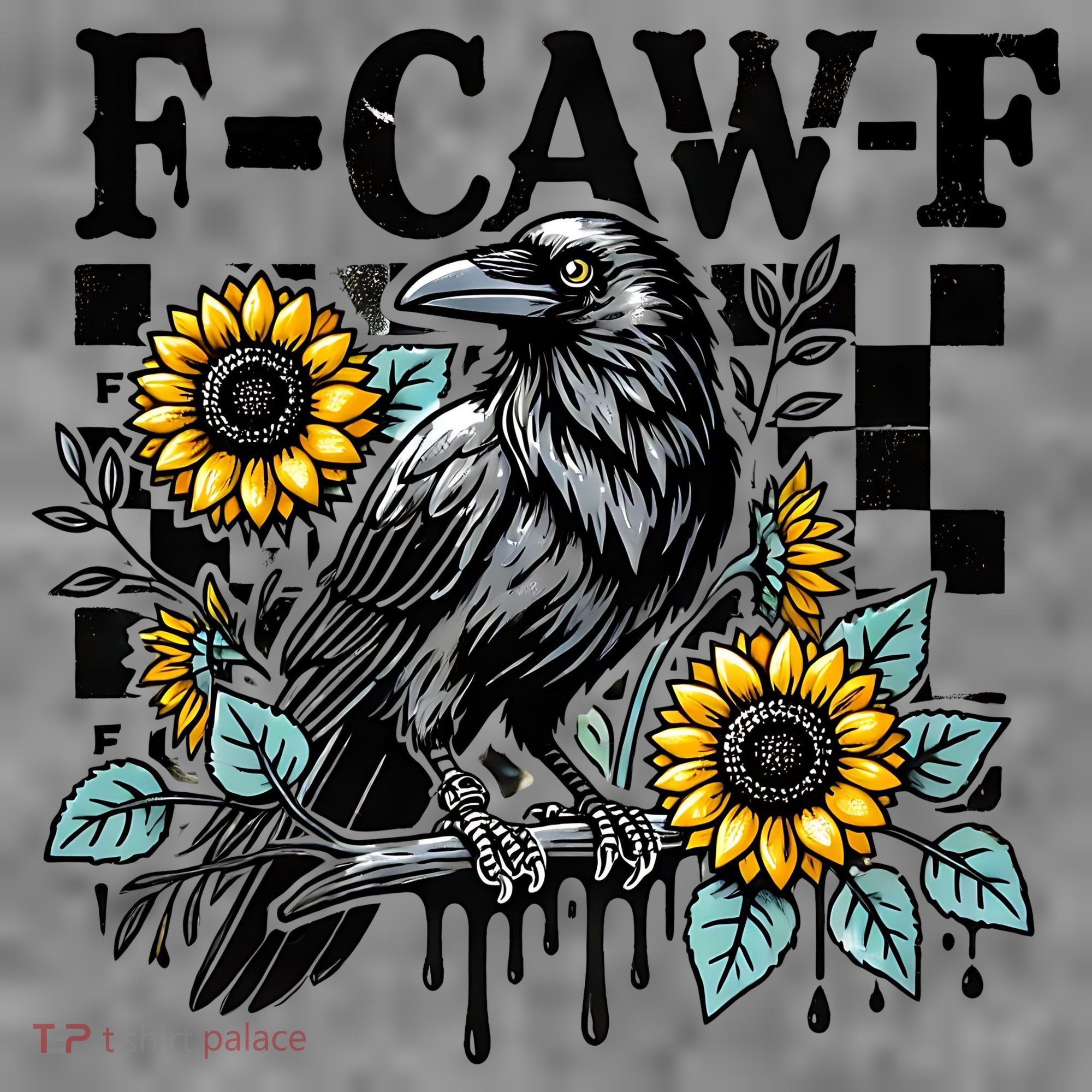 Crow Raven F-CAW-F Funny Halloween Toddler Hoodie