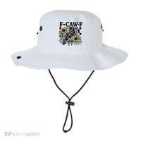 Crow Raven F-CAW-F Funny Halloween Bucket Hat thumb 0