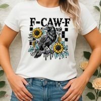 Crow Raven F-CAW-F Funny Halloween Women's T-Shirt thumb 2