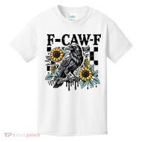 Crow Raven F-CAW-F Funny Halloween Kids T-Shirt thumb 0