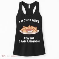 Crab Rangoon Food Lover Im Just Here For The Crab Rangoon Cool Women's Tank Top thumb 0