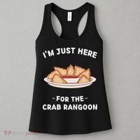 Crab Rangoon Food Lover Im Just Here For The Crab Rangoon Cool Women's Tank Top thumb 3