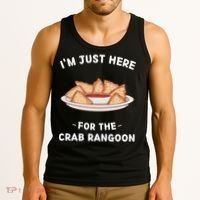 Crab Rangoon Food Lover Im Just Here For The Crab Rangoon Cool Tank Top thumb 3
