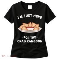Crab Rangoon Food Lover Im Just Here For The Crab Rangoon Cool Women's T-Shirt thumb 0