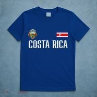 Costa Rica Flag Football Soccer Fan T-Shirt thumb 5