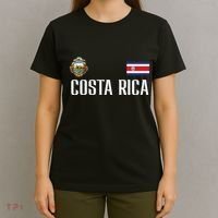 Costa Rica Flag Football Soccer Fan Women T-Shirt thumb 4