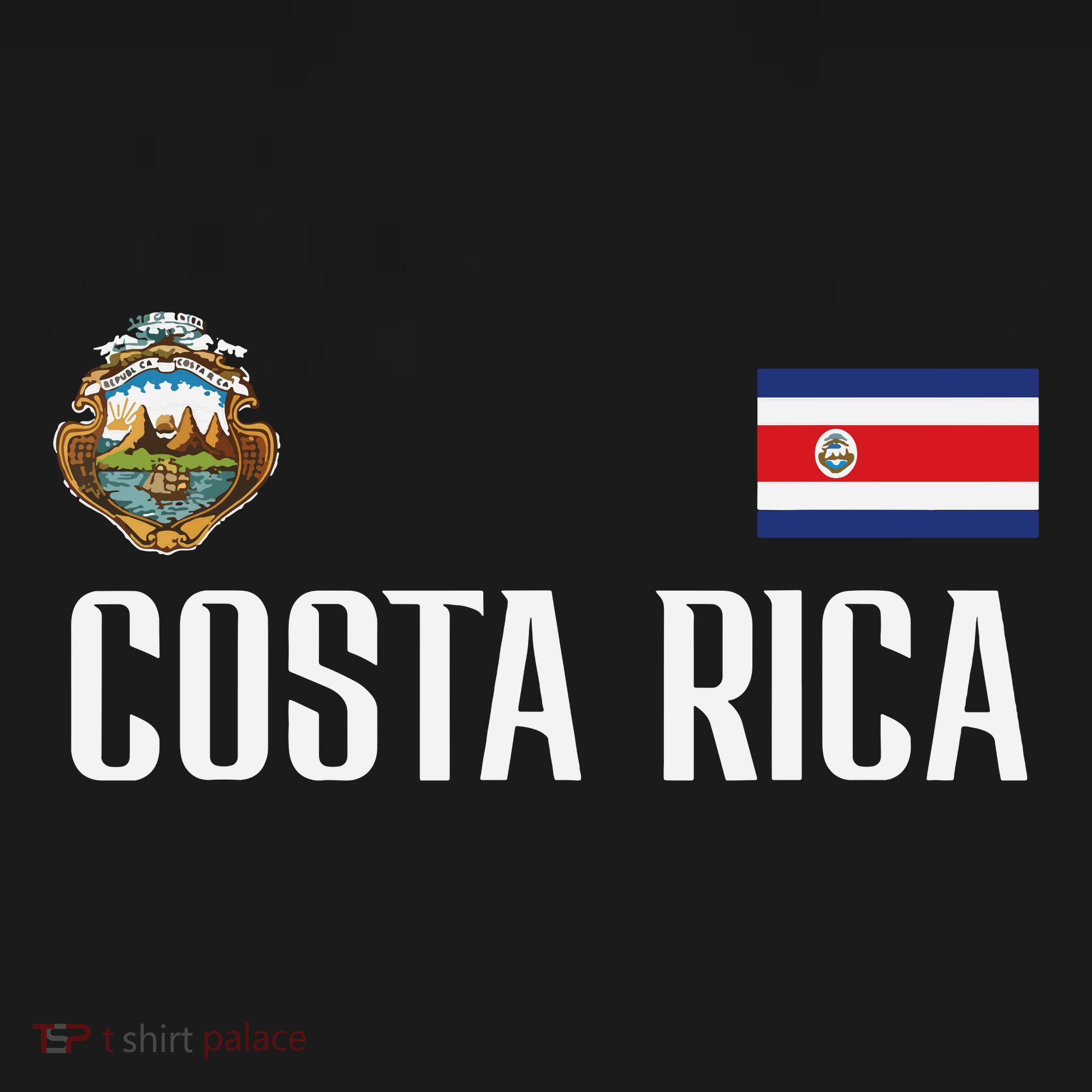 Costa Rica Flag Football Soccer Fan Women T-Shirt