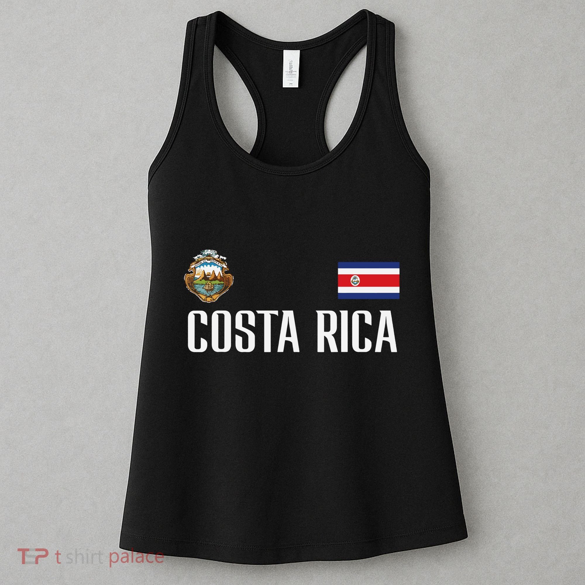 Costa Rica Flag Football Soccer Fan Women Women's Tank Top