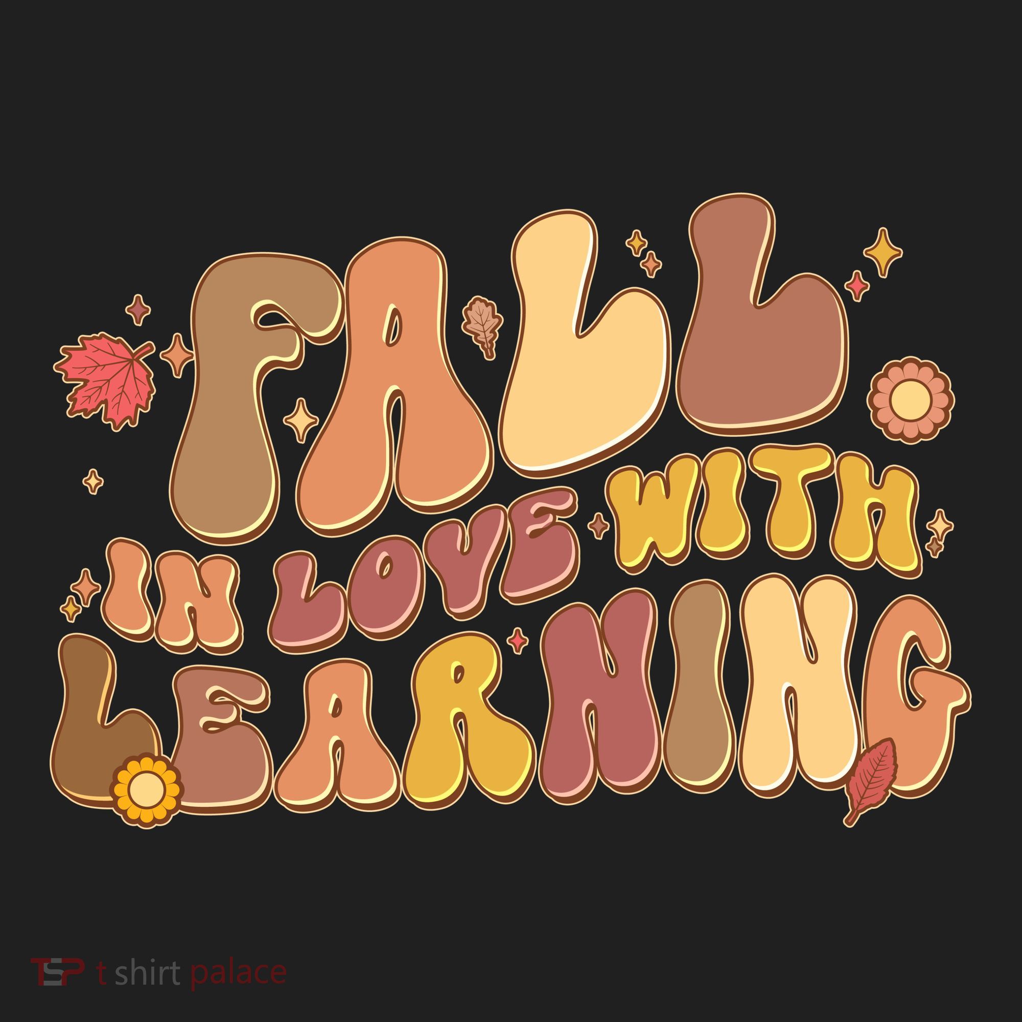 Cute Retro Fall In Love With Learning Women's Sweatshirt