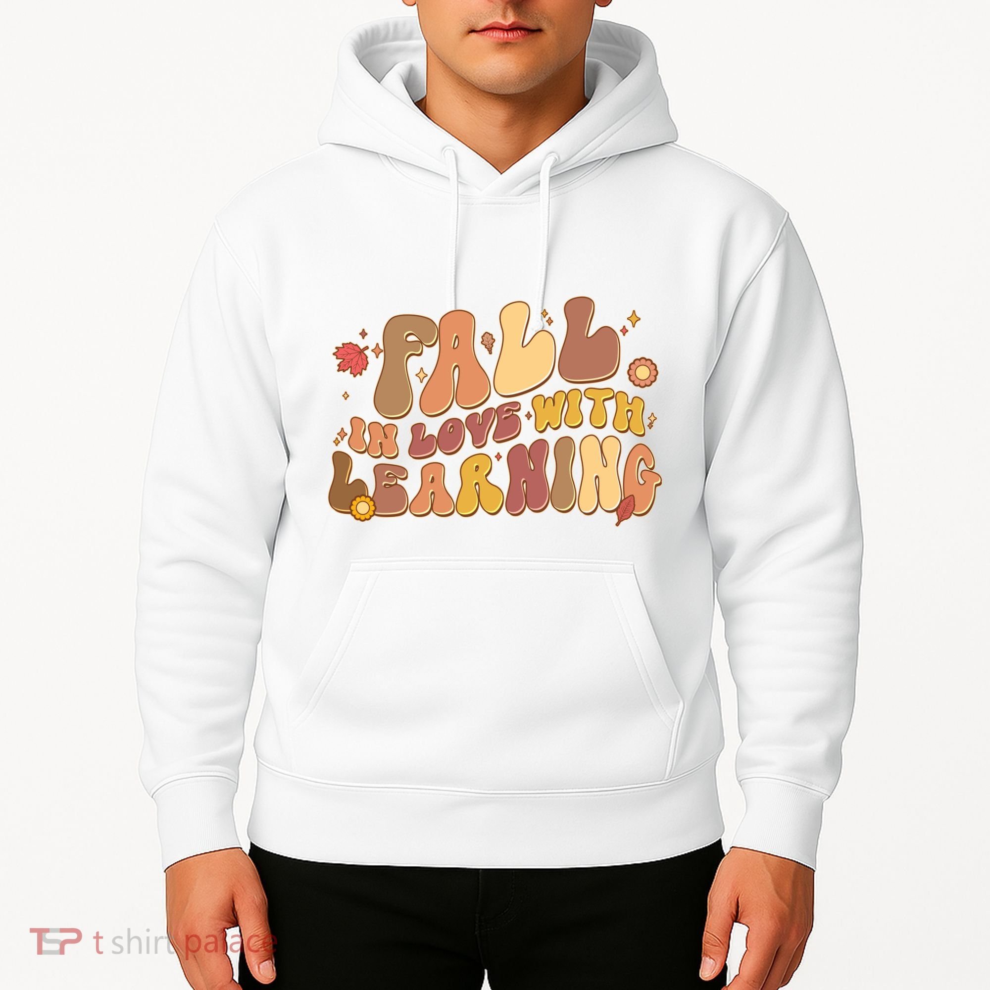 Cute Retro Fall In Love With Learning Hoodie