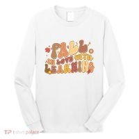Cute Retro Fall In Love With Learning Long Sleeve Shirt thumb 0