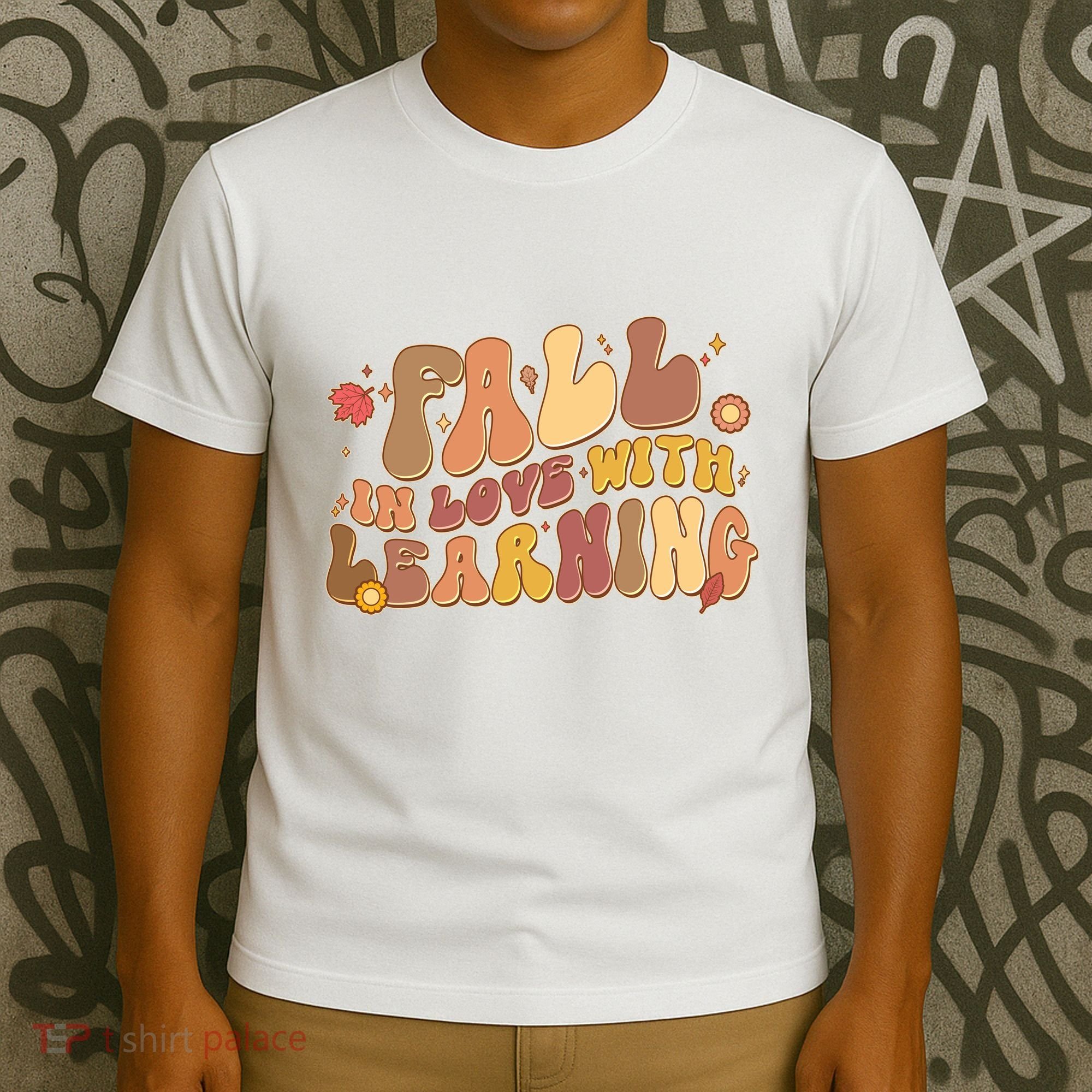 Cute Retro Fall In Love With Learning T-Shirt