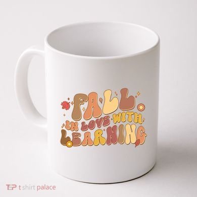 Cute Retro Fall In Love With Learning Coffee Mug