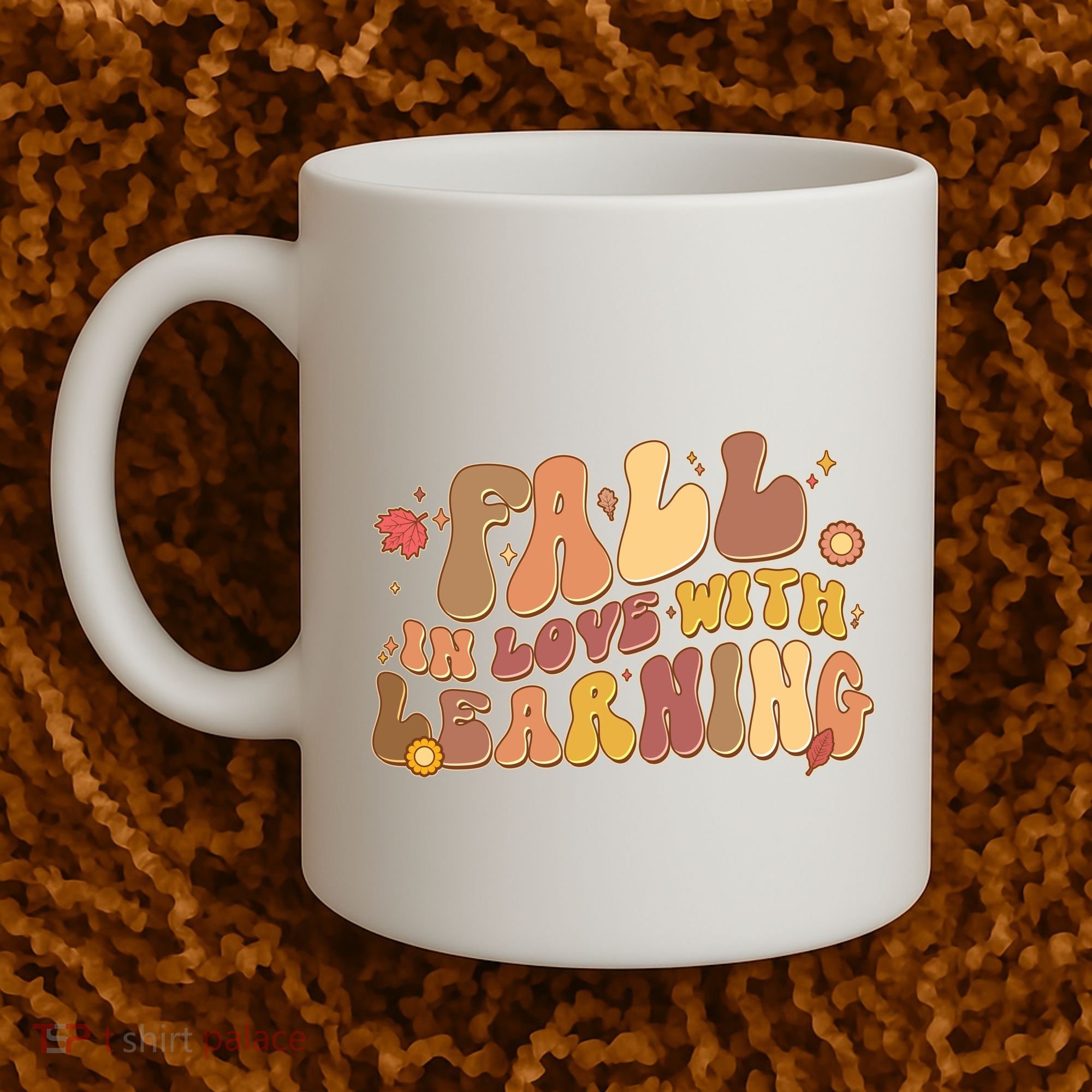 Cute Retro Fall In Love With Learning Coffee Mug