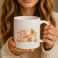 Cute Retro Fall In Love With Learning Coffee Mug thumb 3