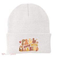 Cute Retro Fall In Love With Learning Beanie thumb 0