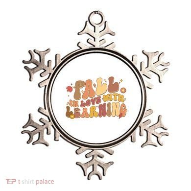 Cute Retro Fall In Love With Learning Ornament