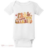 Cute Retro Fall In Love With Learning Baby Bodysuit thumb 0