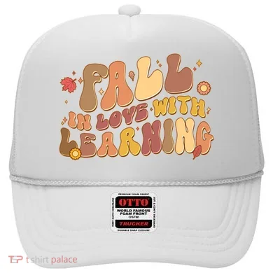 Cute Retro Fall In Love With Learning Hat