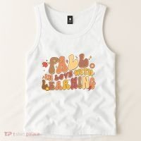 Cute Retro Fall In Love With Learning Tank Top thumb 2
