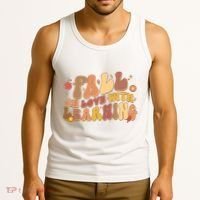 Cute Retro Fall In Love With Learning Tank Top thumb 3