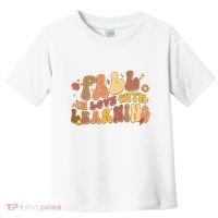 Cute Retro Fall In Love With Learning Toddler T-Shirt thumb 0