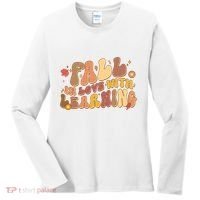 Cute Retro Fall In Love With Learning Women's Long Sleeve Shirt thumb 0