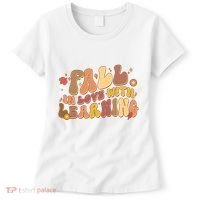 Cute Retro Fall In Love With Learning Women's T-Shirt thumb 0
