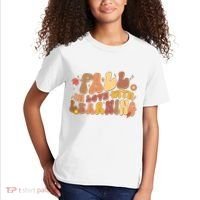Cute Retro Fall In Love With Learning Kids T-Shirt thumb 2
