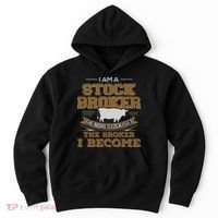 Cattle Rancher Funny Cow Stockbroker Cattleman Farmer Hoodie thumb 0