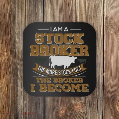 Cattle Rancher Funny Cow Stockbroker Cattleman Farmer Coaster