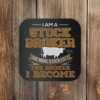 Cattle Rancher Funny Cow Stockbroker Cattleman Farmer Coaster thumb 0