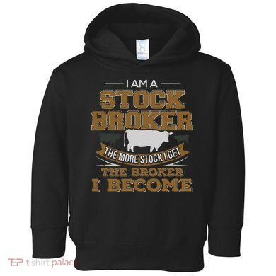 Cattle Rancher Funny Cow Stockbroker Cattleman Farmer Toddler Hoodie