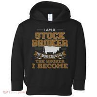 Cattle Rancher Funny Cow Stockbroker Cattleman Farmer Toddler Hoodie thumb 0