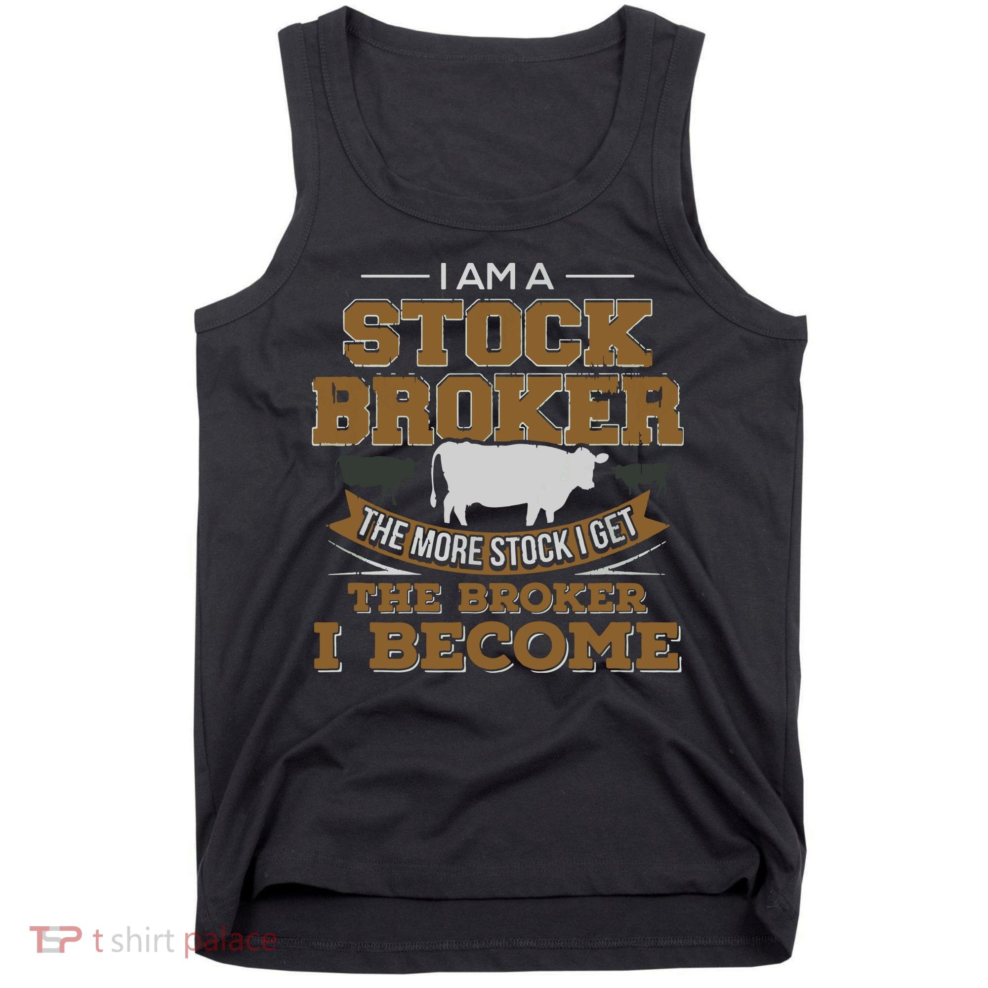 Cattle Rancher Funny Cow Stockbroker Cattleman Farmer Tank Top