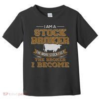 Cattle Rancher Funny Cow Stockbroker Cattleman Farmer Toddler T-Shirt thumb 0