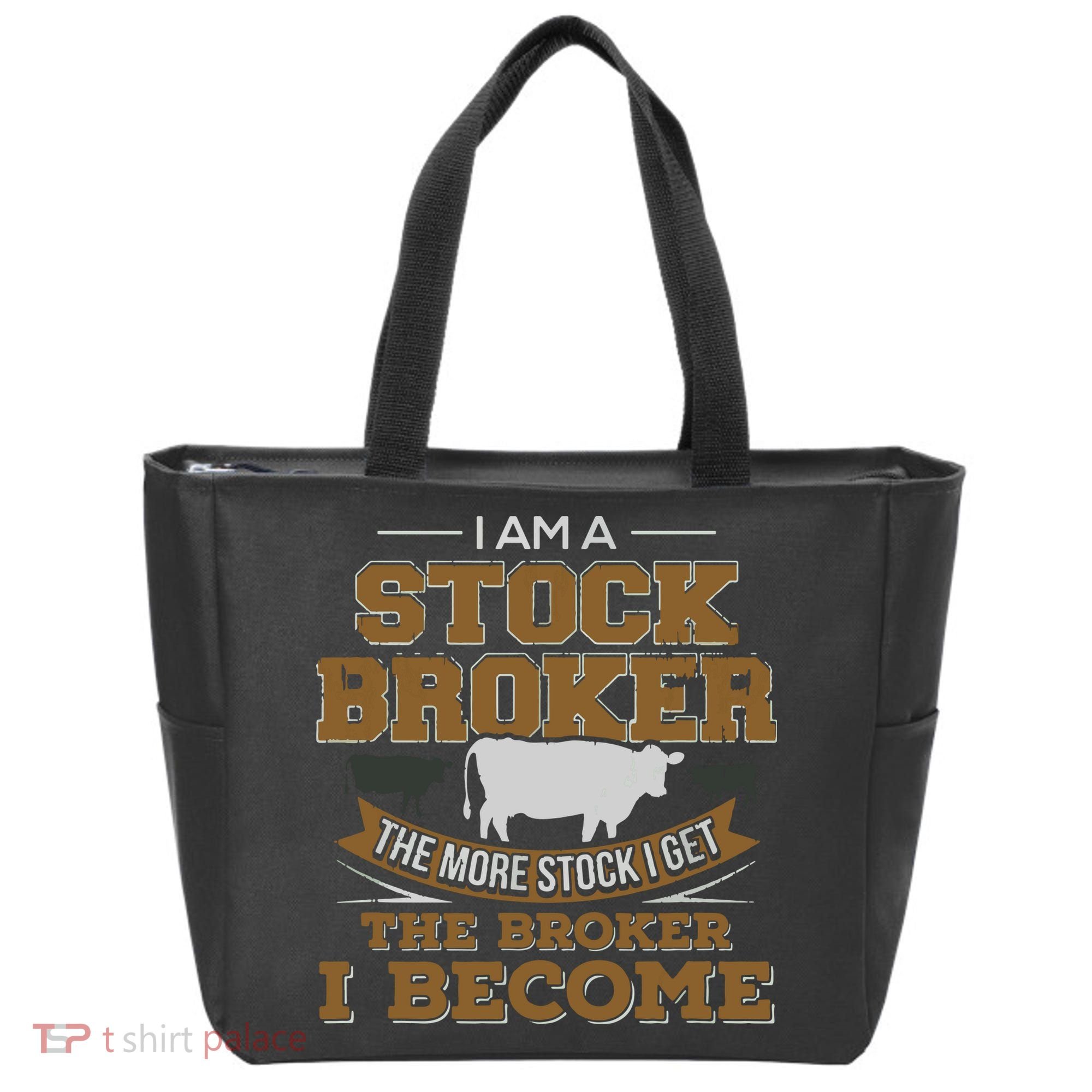 Cattle Rancher Funny Cow Stockbroker Cattleman Farmer Tote Bag