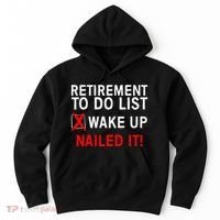Cool Retirement For Women Retired To Do List Retiree Hoodie thumb 0