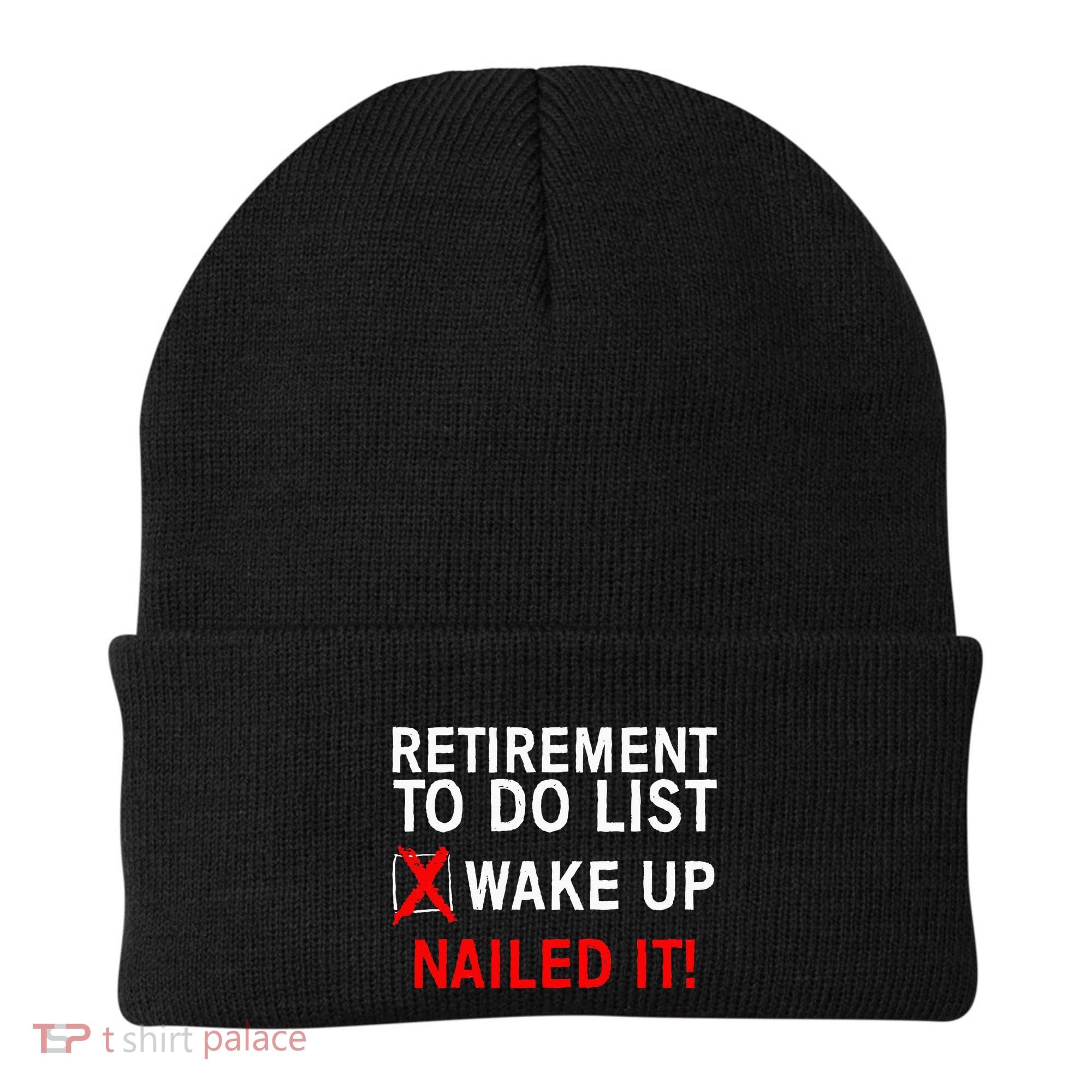 Cool Retirement For Women Retired To Do List Retiree Beanie