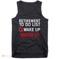 Cool Retirement For Women Retired To Do List Retiree Tank Top thumb 0