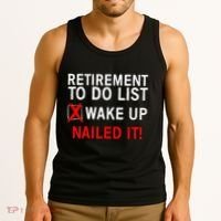 Cool Retirement For Women Retired To Do List Retiree Tank Top thumb 3