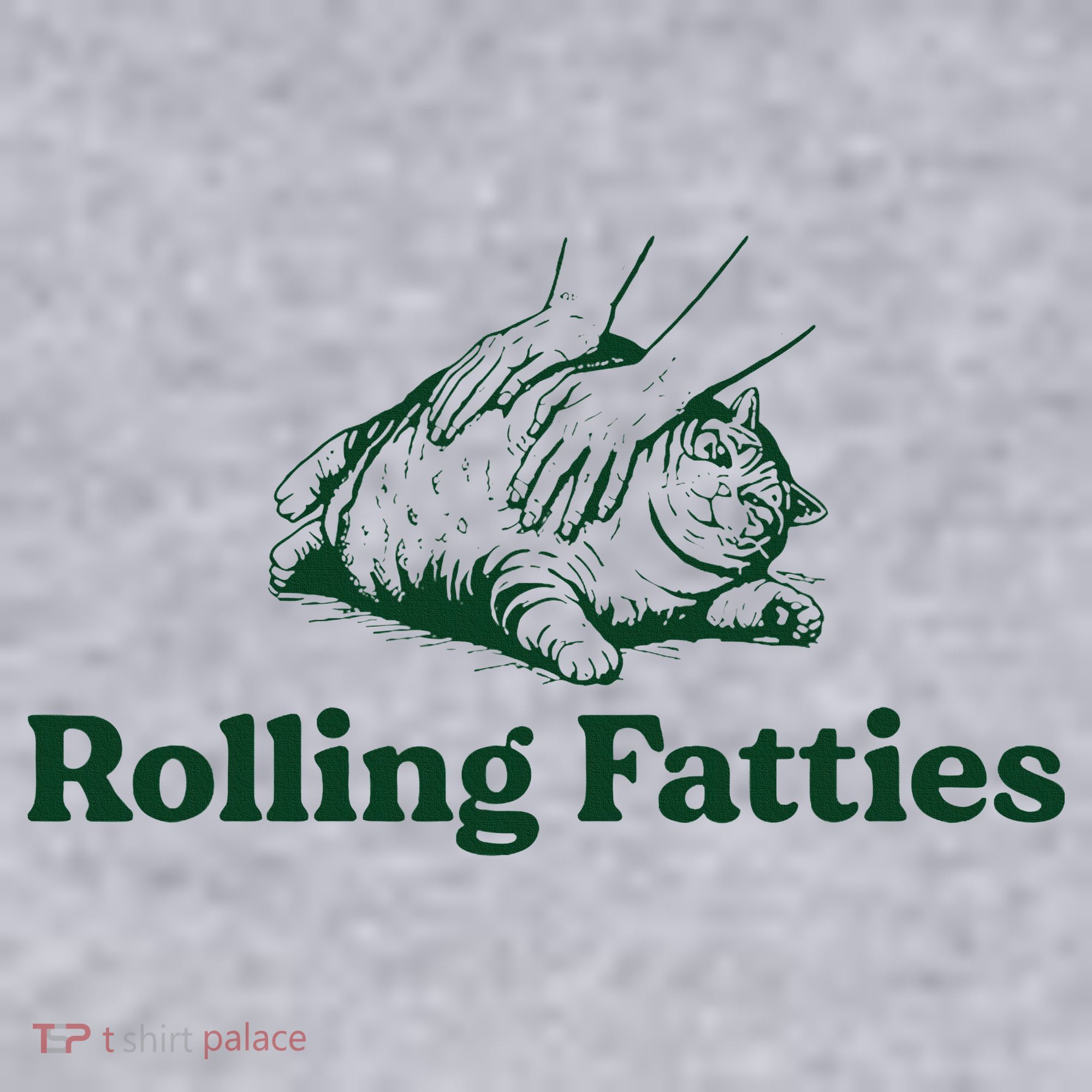 Cat Rolling Fatties Funny Women's Sweatshirt