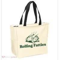 Cat Rolling Fatties Funny Tote Bag thumb 2
