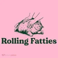 Cat Rolling Fatties Funny Coaster thumb 2